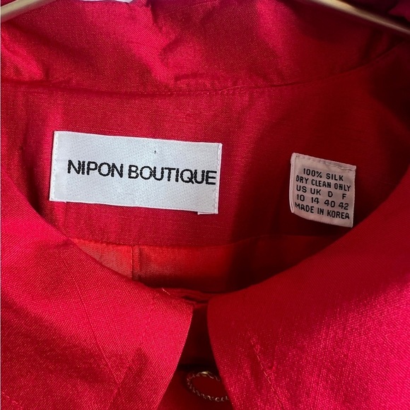 NWT Vintage Nipon Boutique Red Dress 10 Christmas valentines - Picture 4 of 9